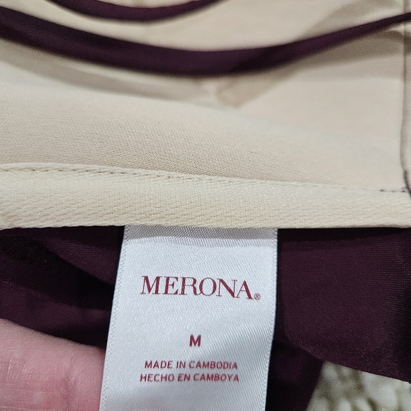 Merona Purple One Piece Swimsuit with Adjustable Straps and Ruching - Picture 4 of 5